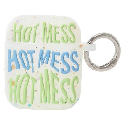 Trendy Text Earbuds Case For AirPods® Gen 1/Gen 3