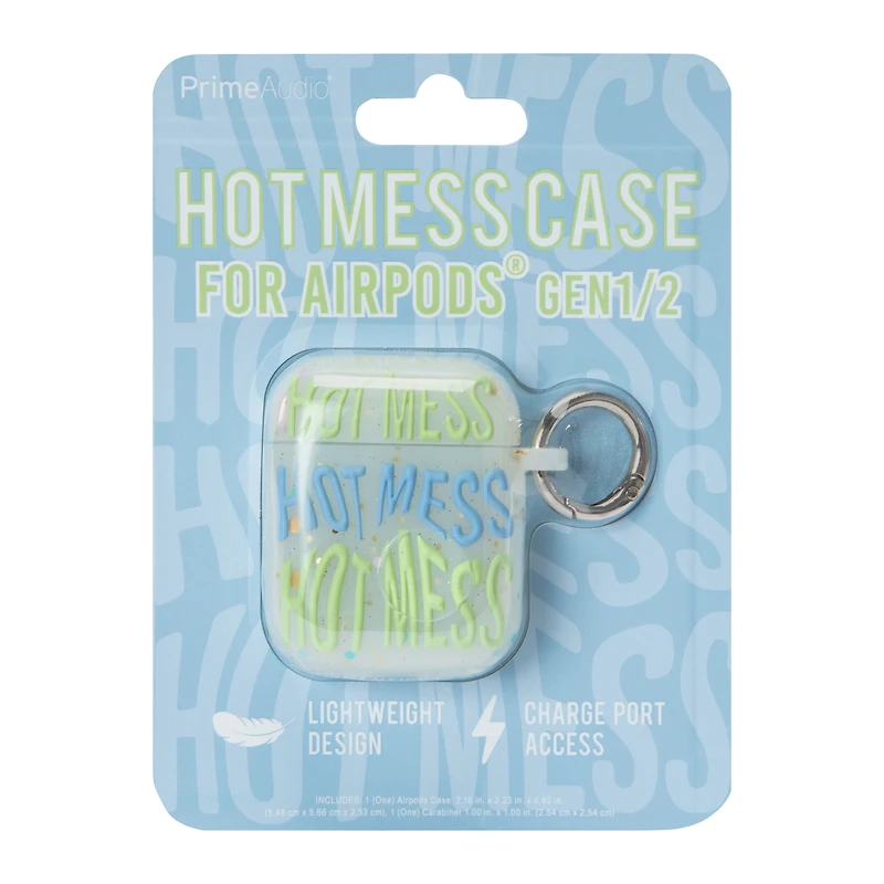 Trendy Text Earbuds Case For AirPods® Gen 1/Gen 3