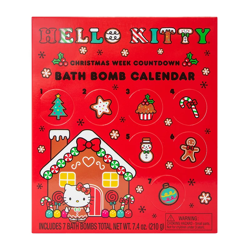 Hello Kitty® Christmas Week Countdown Bath Bomb Calendar 7.4oz