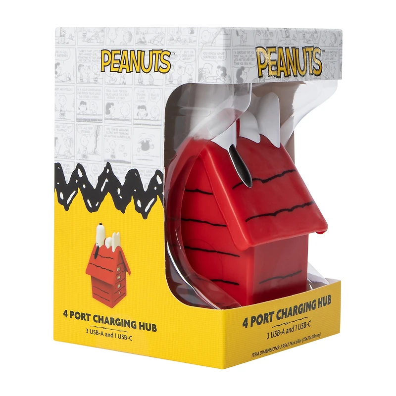 Peanuts™ Snoopy 4-Port Charging Hub