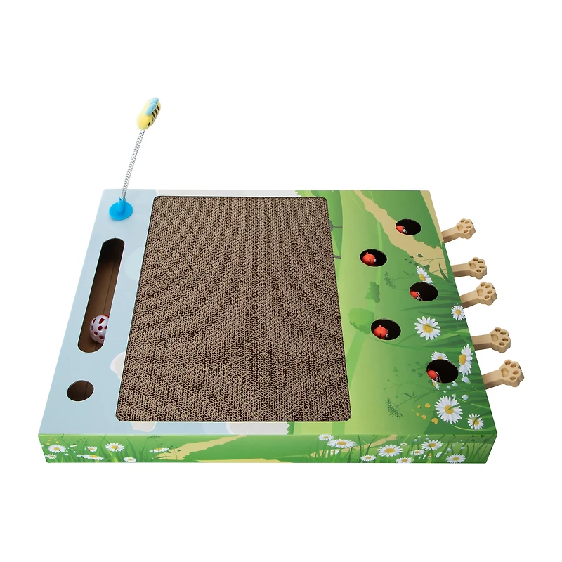 Hide And Seek Scratcher Pet Toy