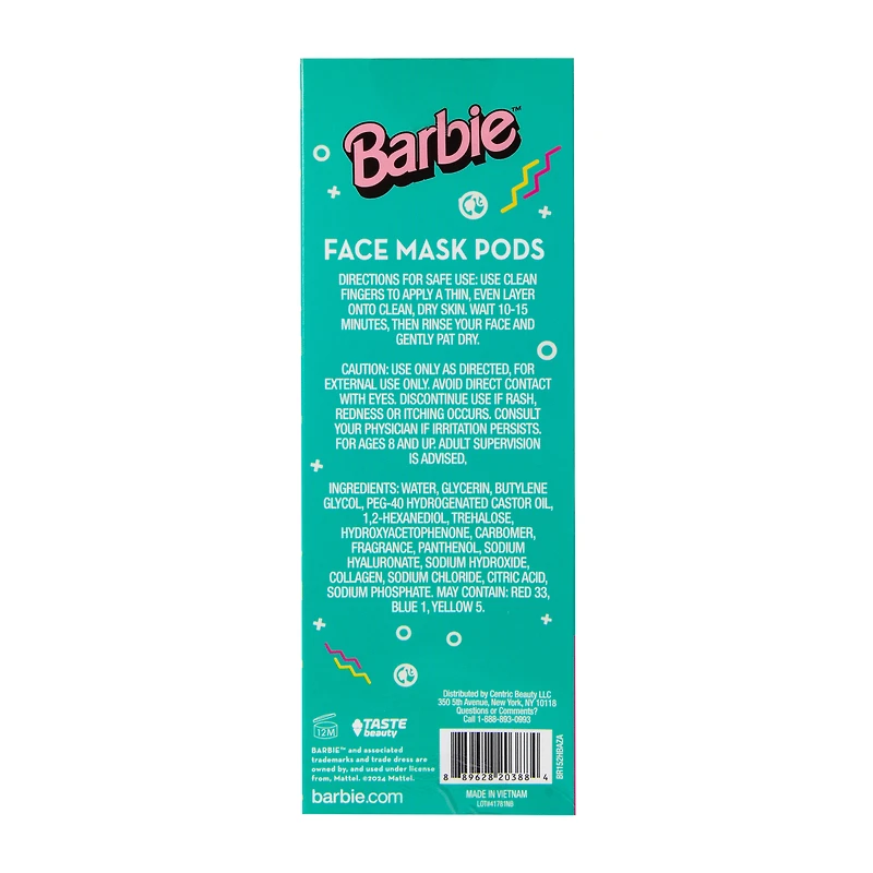 Licensed Character Scented Face Mask Pods 2-Pack 0.5oz