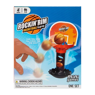Rockin'Rim Basketball Mini Game Set