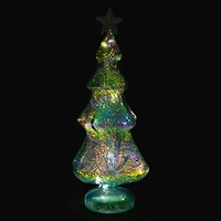 LED Iridescent Christmas Tree 4.72in x 11.81in