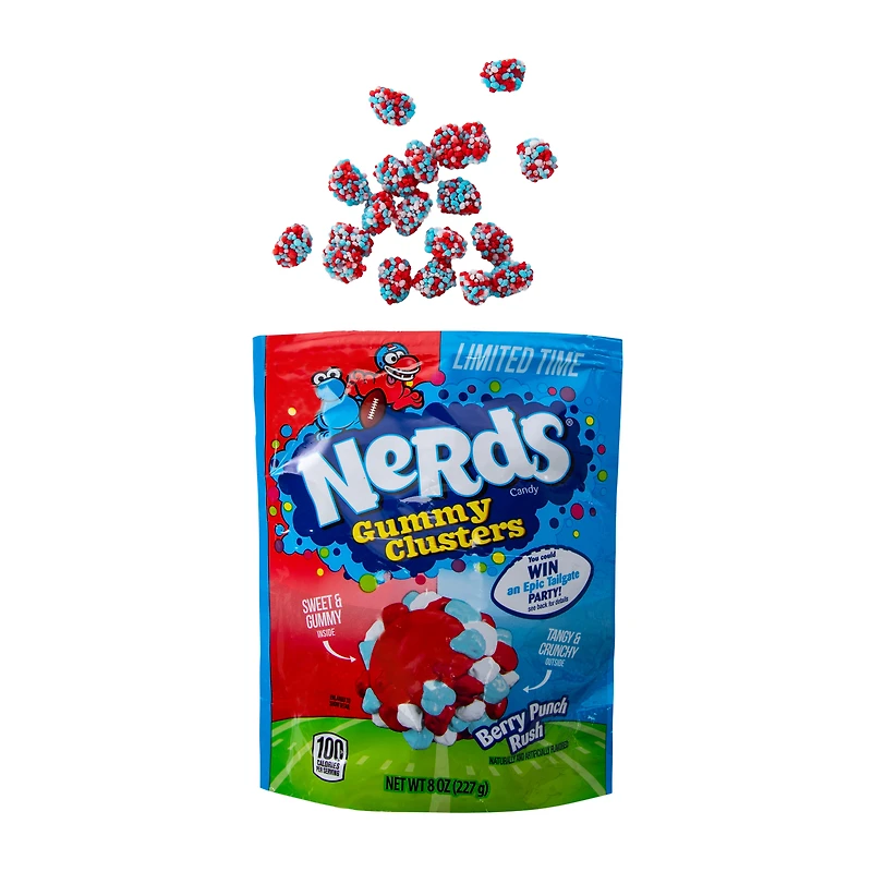 Nerds Gummy Cluster Berry Punch Rush Candy 8oz