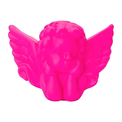 Pink Cherub Tabletop Bust