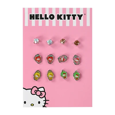 Hello Kitty® Fruit Earrings Set 6-Pack
