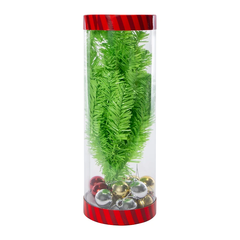 Mini Christmas Tree With Ornaments 10in x 12in