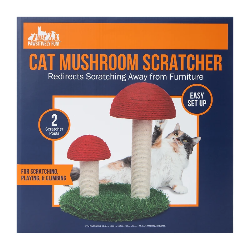 Cat Mushroom Scratcher