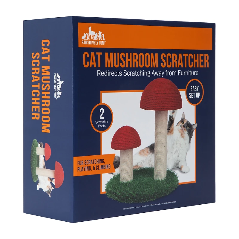Cat Mushroom Scratcher