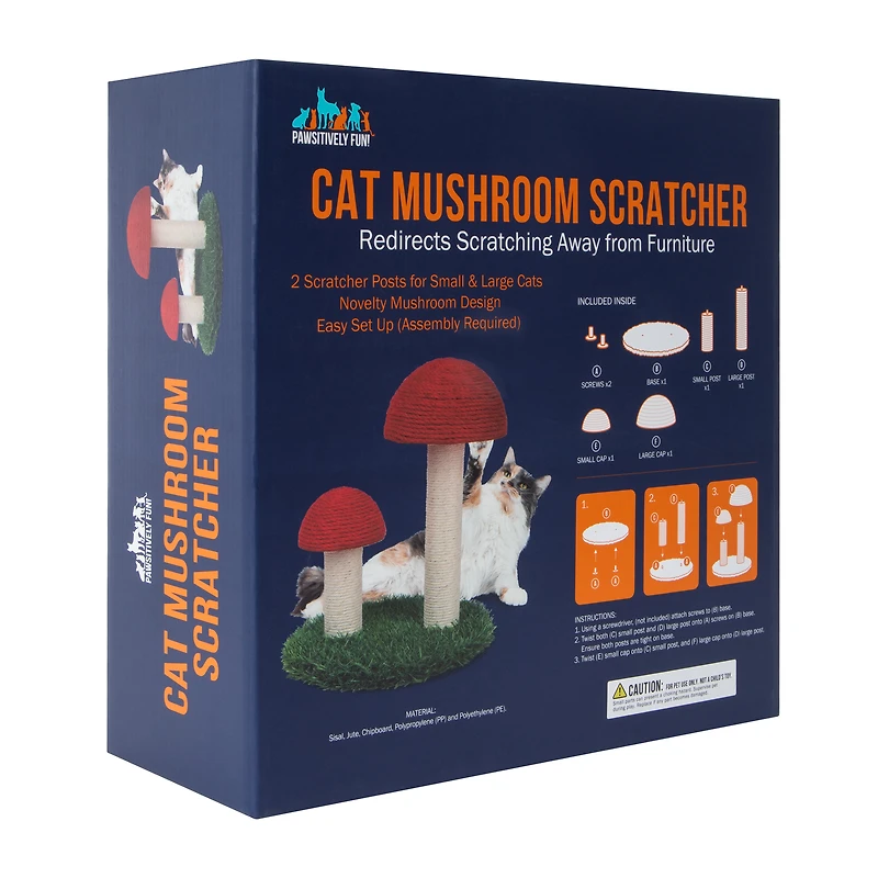 Cat Mushroom Scratcher