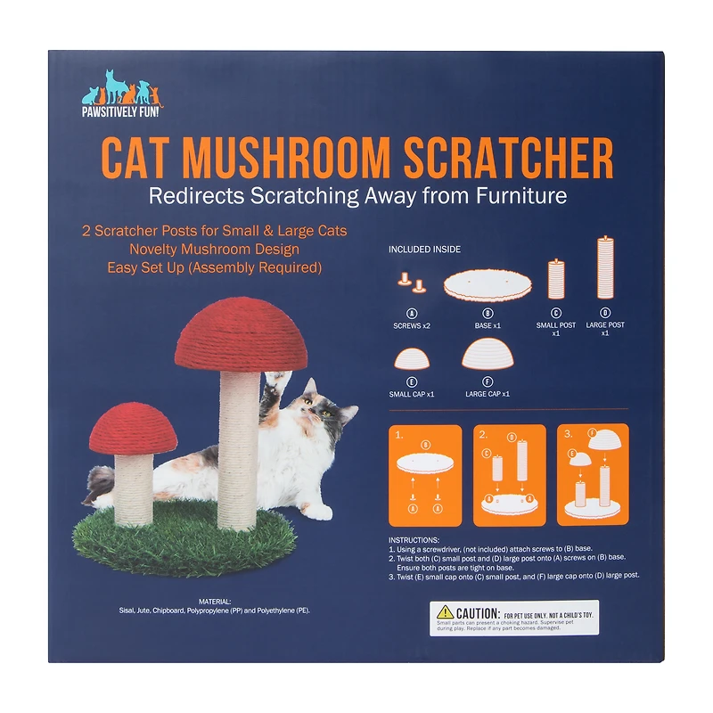 Cat Mushroom Scratcher