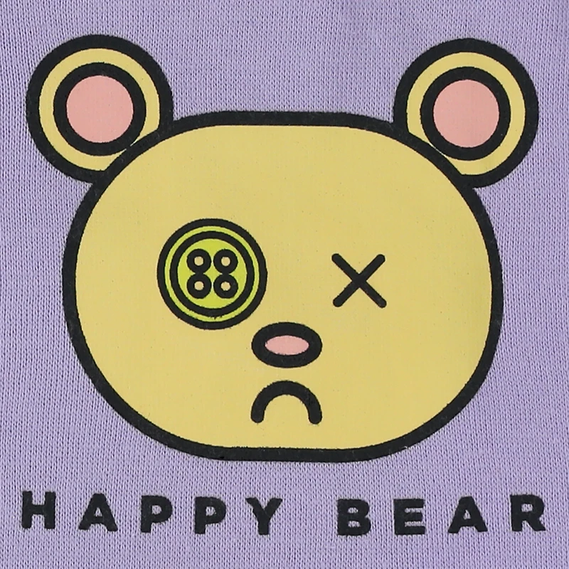 Happy Bear Pullover Hoodie Sweatshirt