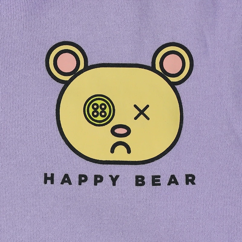 Happy Bear Pullover Hoodie Sweatshirt