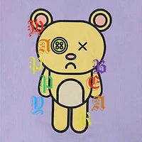 Happy Bear Pullover Hoodie Sweatshirt