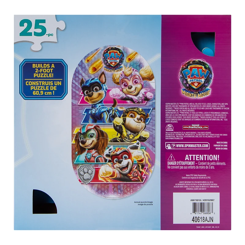 Paw Patrol The Mighty Movie Foam Puzzle 25-Pieces
