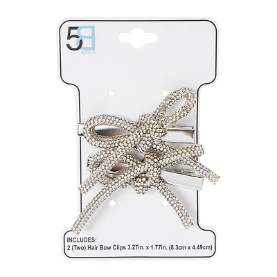 Hair Bow Clips 2-Pack | Five