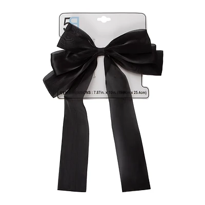 Sheer Shimmer Clip-On Hair Bow 7.87in x 10in