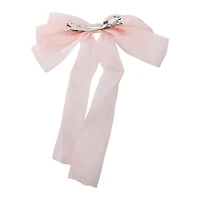 Sheer Shimmer Clip-On Hair Bow 7.87in x 10in