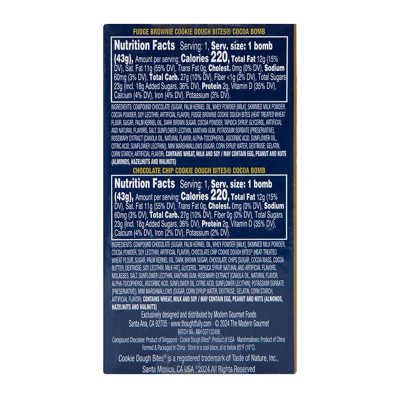 Cookie Dough Bites® Cocoa Bombs 2-Count