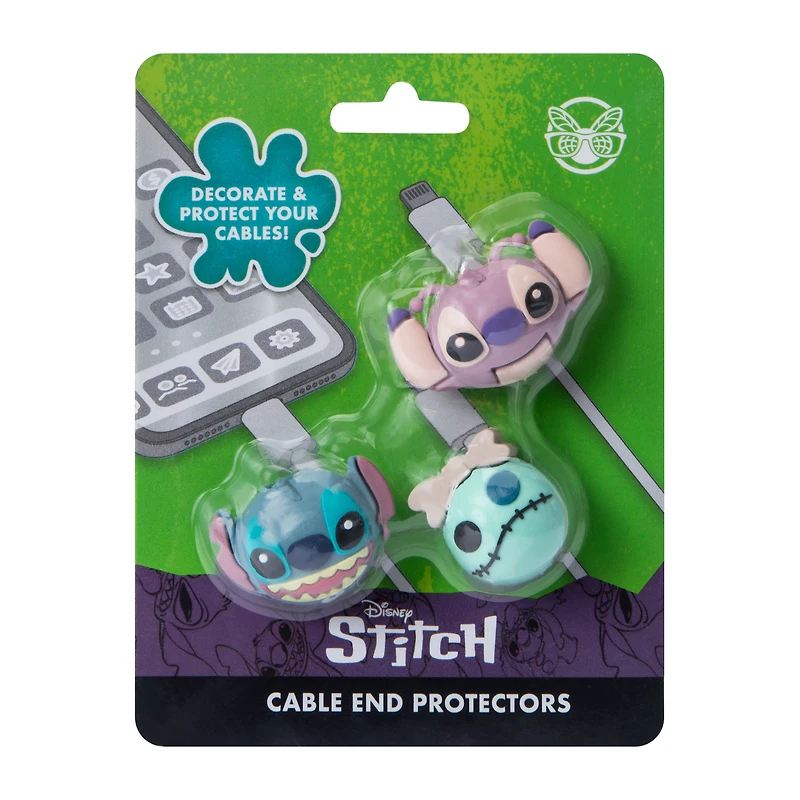 Disney Stitch Cable End Protectors