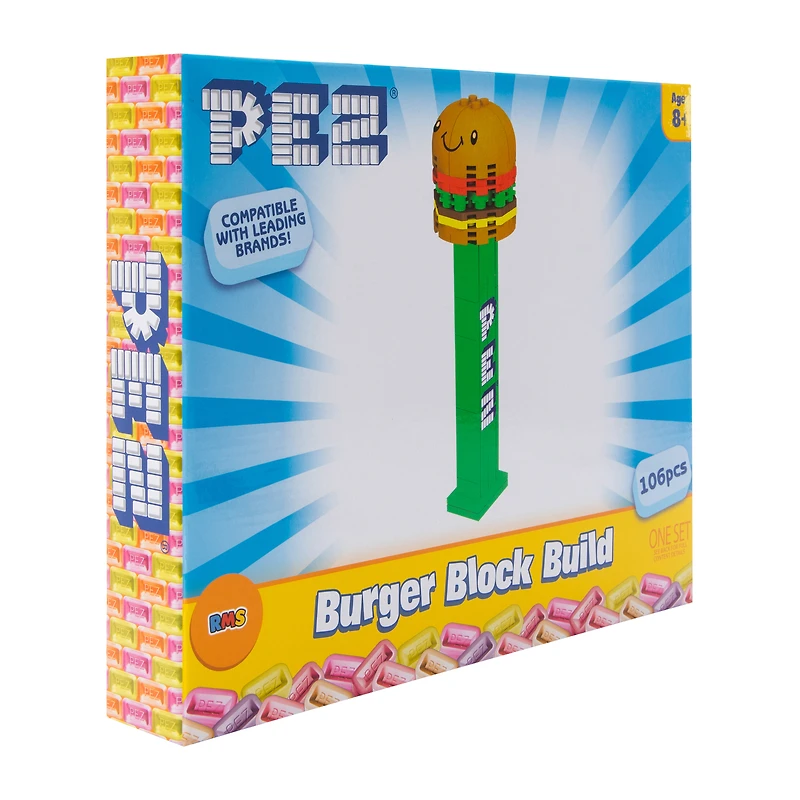 PEZ® Food Block Build Candy Dispenser Toy Set