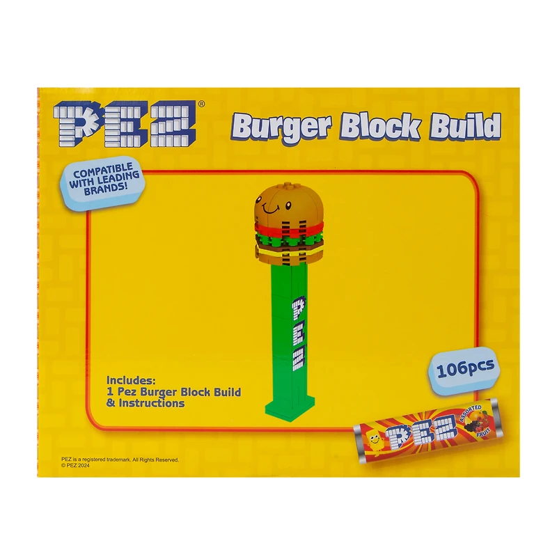 PEZ® Food Block Build Candy Dispenser Toy Set