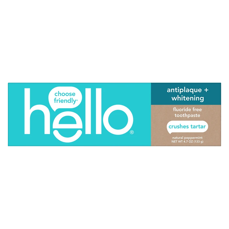 Hello® Antiplaque And Whitening Toothpaste