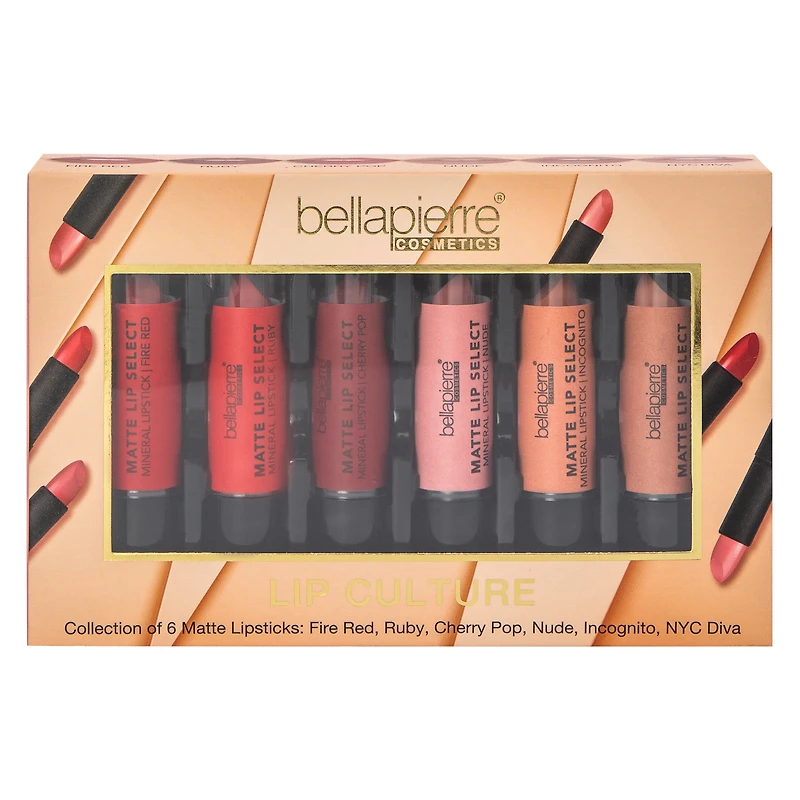 Bellapierre® Cosmetics Lipstick Kit 6-Count