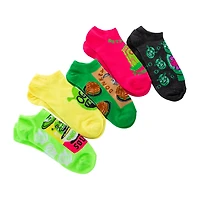 Ladies Shrek No-Shows Socks 5-Pack