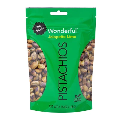 Wonderful® Jalepeno Lime Pistachios 3.75oz - No Shells