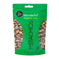 Wonderful® Jalepeno Lime Pistachios 3.75oz - No Shells