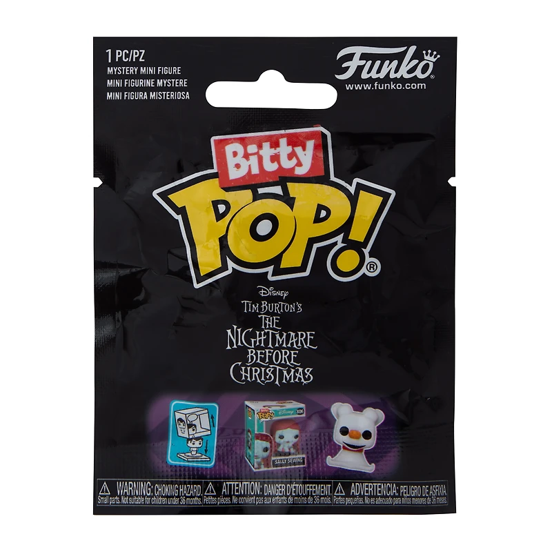 Funko Bitty Pop!® Disney Tim Burton's The Nightmare Before Christmas Mini Mystery Figure 1-Piece (Styles May Vary)