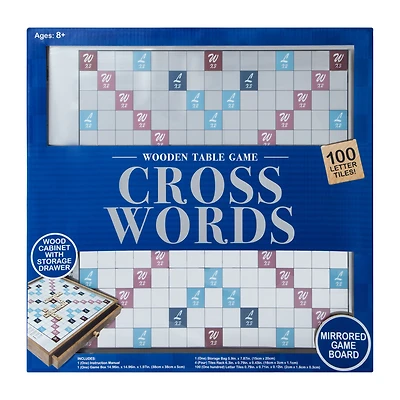 Wooden Table Game Cross Words