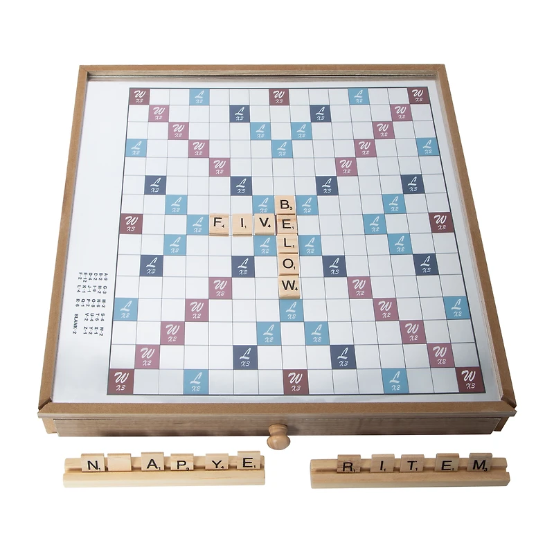 Wooden Table Game Cross Words