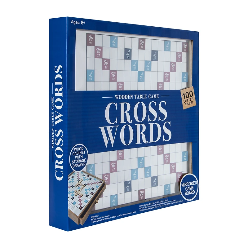 Wooden Table Game Cross Words