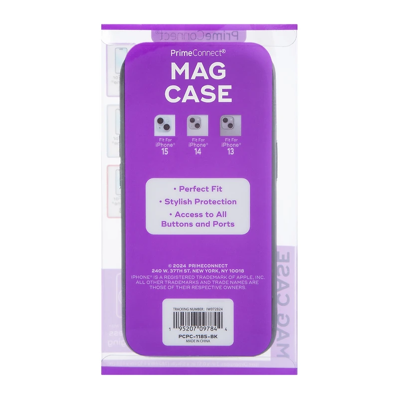 iPhone 15® Leather Mag Case