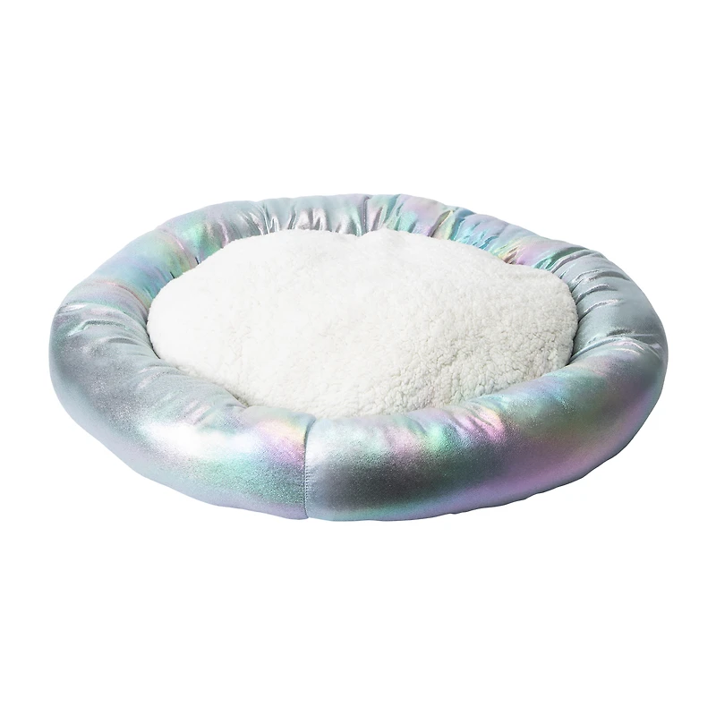 Iridescent Pet Round Bed