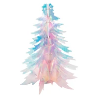 Shimmering Iridescent Christmas Tree 12in