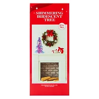 Shimmering Iridescent Christmas Tree 12in