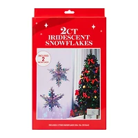 Iridescent Snowflakes 2-Count