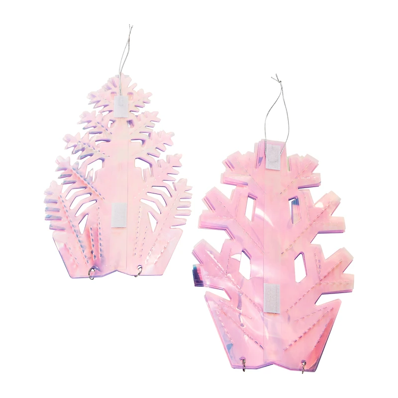 Iridescent Snowflakes 2-Count