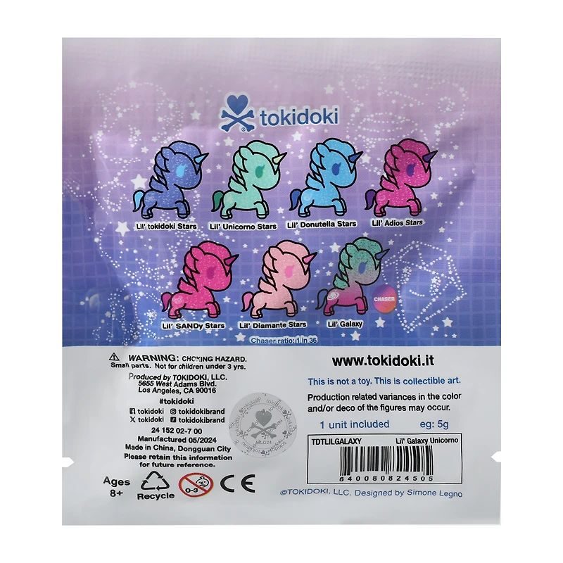 Tokidoki Lil' Galaxy Unicorno Collectible Mini Figure (Styles May Vary)
