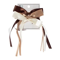 Assorted Long Satin Hair Bows 3-Count