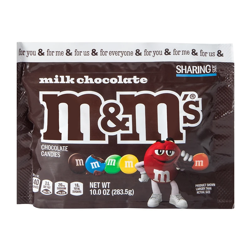 M&M's® Milk Chocolate Sharing Size Chocolate Candies 10oz