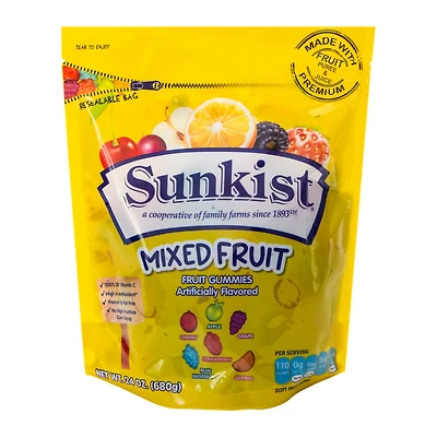 Sunkist® Mixed Fruit Gummies 24oz