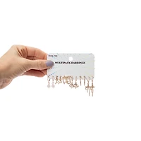 Gold Multipack Earrings 6-Pack