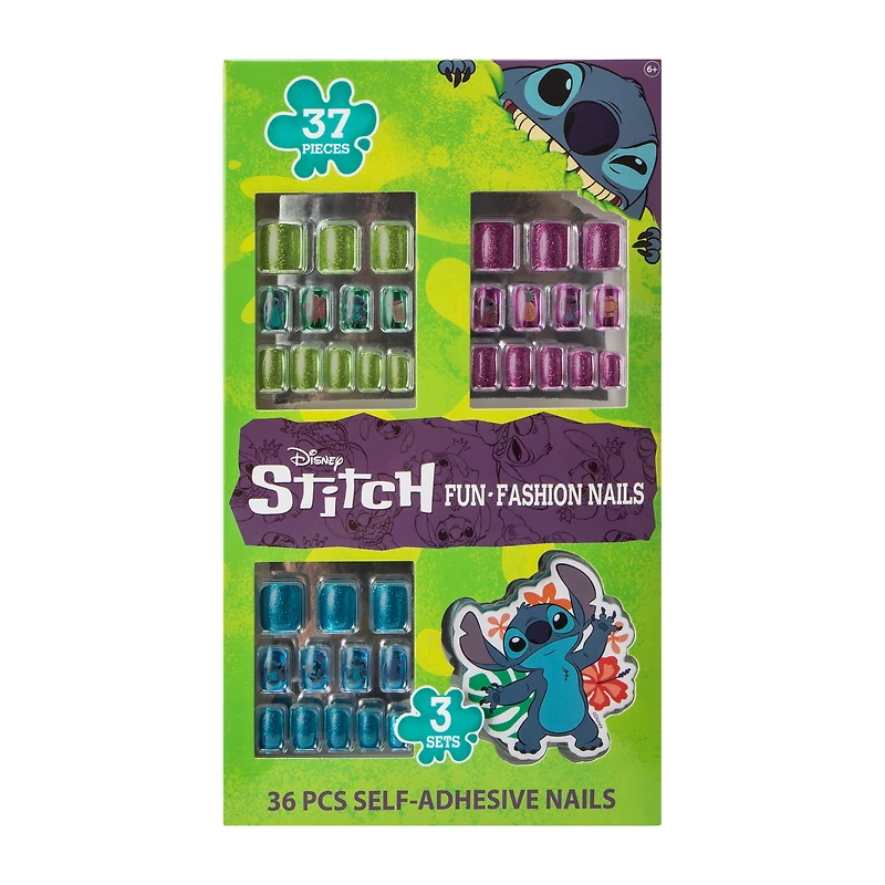 Disney Stitch Fun-Fashion Nails 36-Pieces