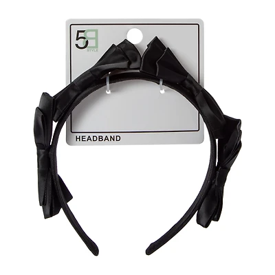 Black Bow Headband