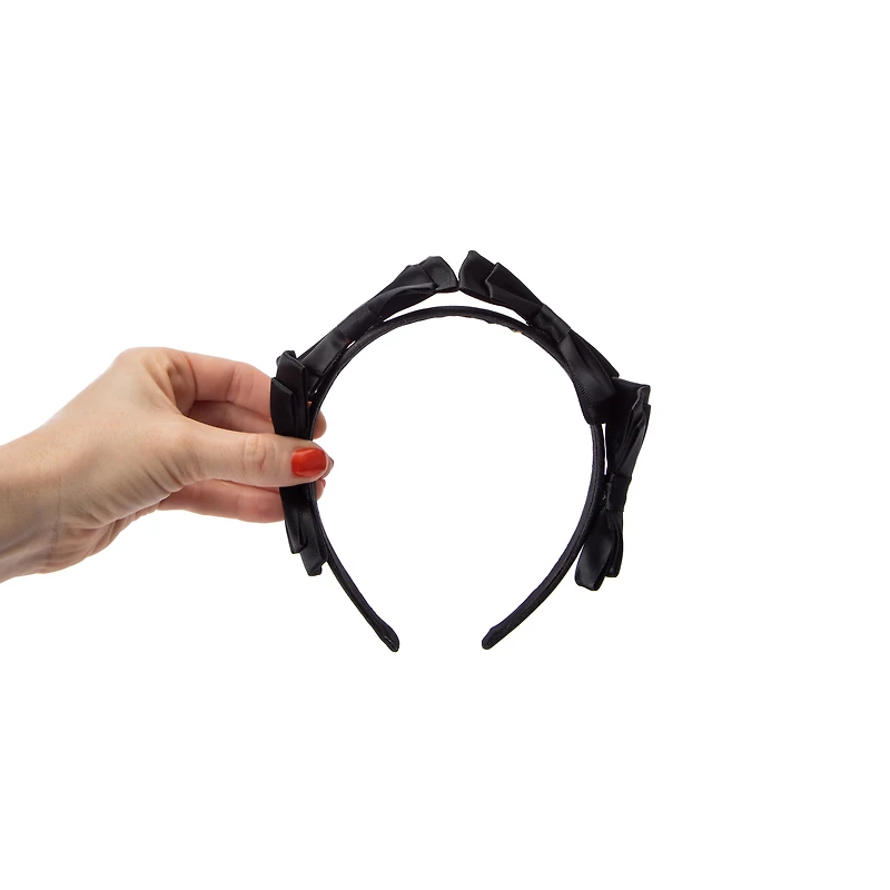 Black Bow Headband